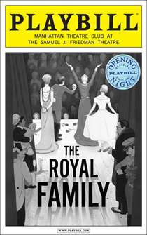 The Royal Family Limited Edition Official Opening Night Playbill 